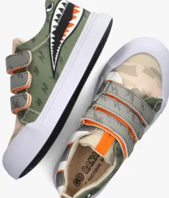groene go bananas lage sneakers shark