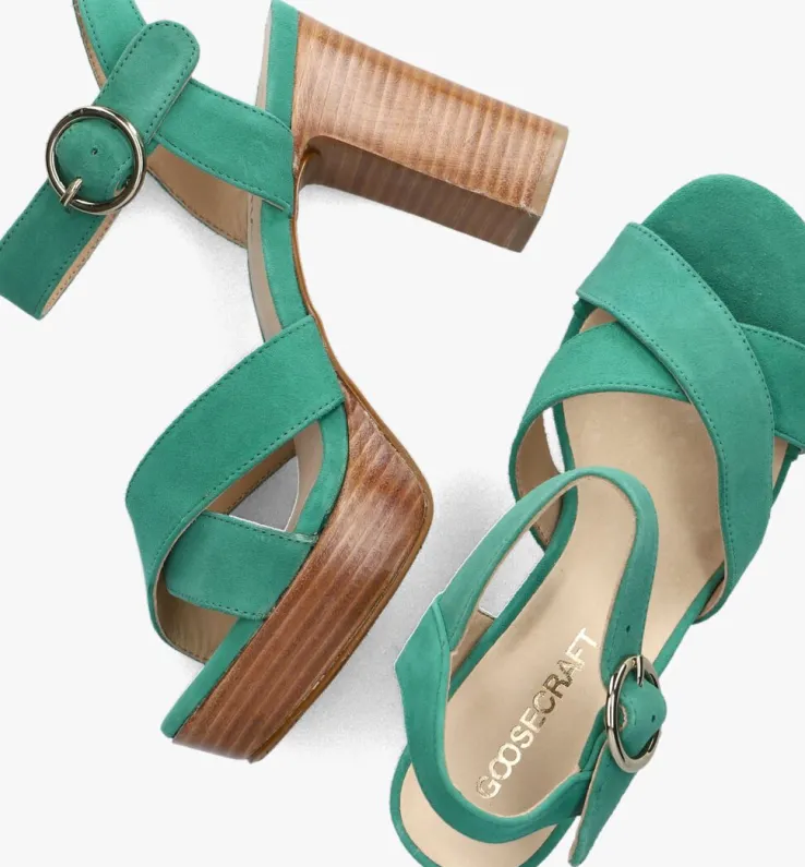 groene goosecraft sandalen malou 3