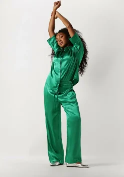 groene greek archaic kori wijde broek 110132