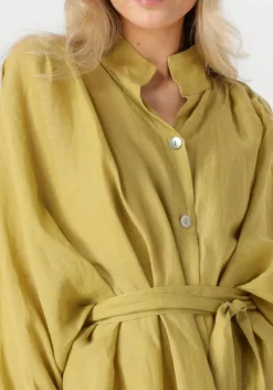 groene greek archaic kori midi jurk 130463