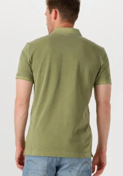 groene g-star raw polo dunda overdyed slim polo ss