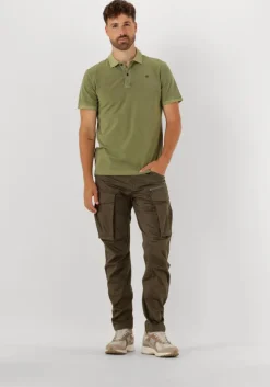 groene g-star raw polo dunda overdyed slim polo ss