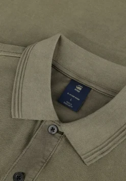 groene g-star raw polo dunda overdyed slim polo ss