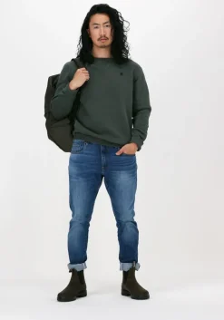 groene g-star raw sweater premium core r sw l/s