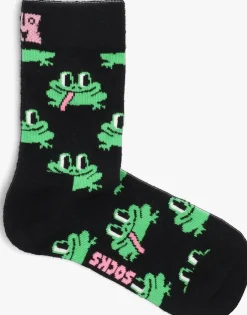 groene happy socks sokken kids frog