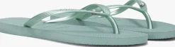 groene havaianas teenslippers slim crystal sw ii