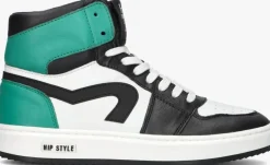 groene hip hoge sneakers h1765