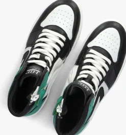 groene hip hoge sneakers h1765