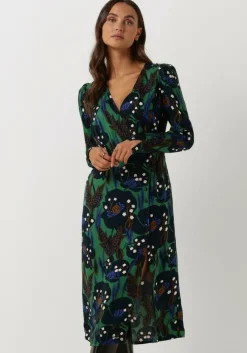 groene idano midi jurk jolande