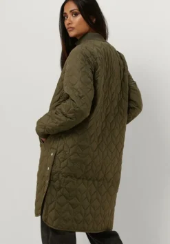 groene ilse jacobsen gewatteerde jas art06