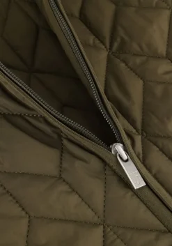 groene ilse jacobsen gewatteerde jas art06