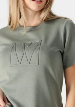 groene inwear t-shirt vincentiw logo tshirt