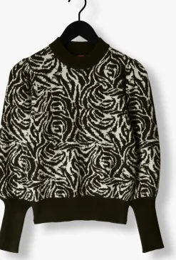 groene janice trui trui gebreid pof mouw jay