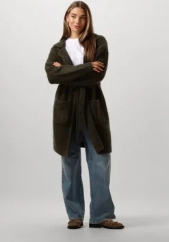 groene knit-ted vest onna