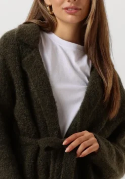 groene knit-ted vest onna