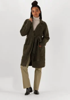 groene knit-ted vest onna