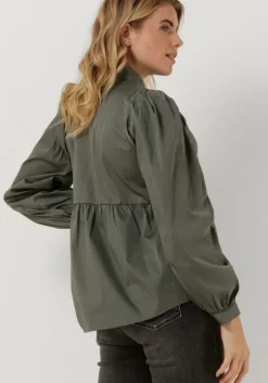 groene levete room blouses lr-isla solid 64 shirt