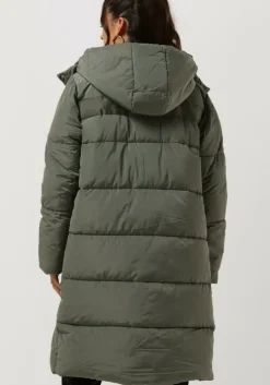 groene levete room gewatteerde jas lr-gibella jacket