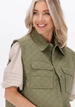 groene levete room gilet sarah 1 shirt