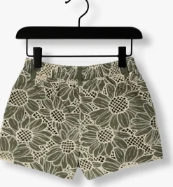 groene like flo korte broek florien higt waist short