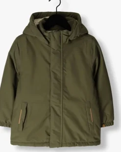 groene lil' atelier parka's nmnlasnow10 jacket 1fo lil