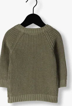groene lil' atelier trui nbmemlen emb ls knit lil
