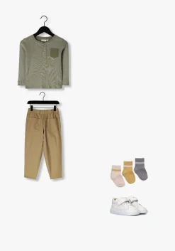 groene lil' atelier t-shirt nmmbarbar ls slim top lil