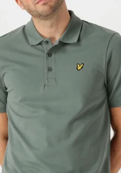 groene lyle & scott polo plain polo shirt