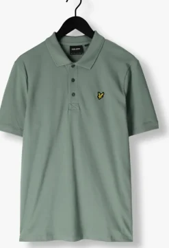 groene lyle & scott polo plain polo shirt