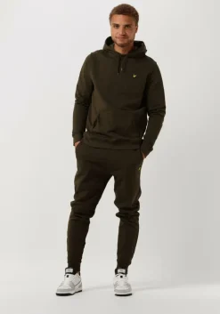 groene lyle & scott truien/vesten pullover hoodie