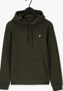 groene lyle & scott truien/vesten pullover hoodie