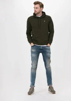 groene lyle & scott truien/vesten pullover hoodie