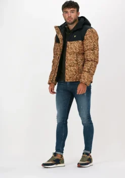 groene lyle & scott truien/vesten pullover hoodie