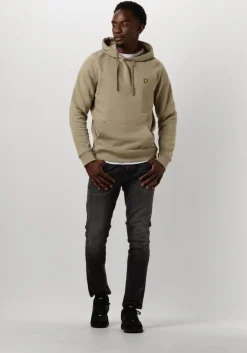 groene lyle & scott truien/vesten pullover hoodie