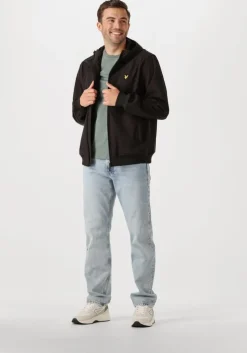 groene lyle & scott t-shirt plain t-shirt