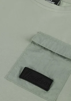 groene malelions t-shirt pocket t-shirt