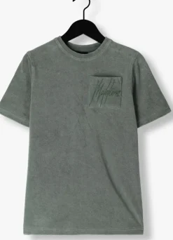 groene malelions t-shirt towelling t-shirt