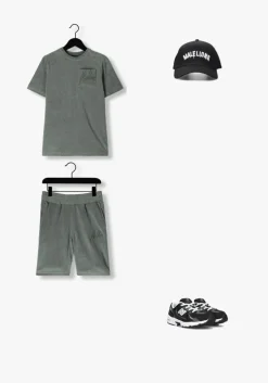 groene malelions t-shirt towelling t-shirt