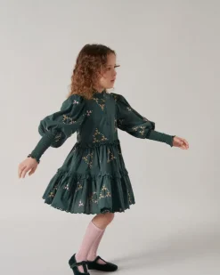 groene marmar copenhagen mini jurk dela