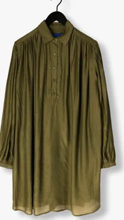 groene mes demoiselles maxi jurk felicia