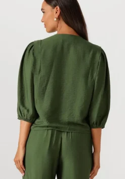 groene minus blouses seria v-neck blouse