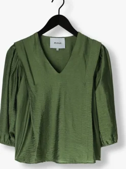 groene minus blouses seria v-neck blouse