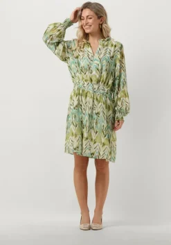 groene minus mini jurk valmia short dress