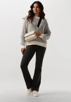 groene modström flared broek tanny flare pants