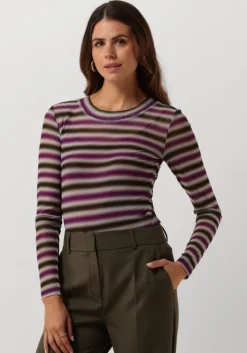 groene modström tops & t-shirts krewmd ls top