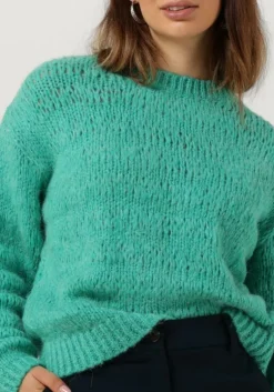 groene modström trui grovermd o-neck