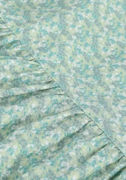 groene na-kd mini jurk frill detail mini dress