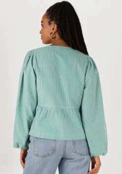 groene neo noir blouses esmee small stripe blouse
