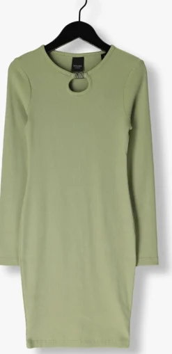 groene nik & nik midi jurk presley rib dress