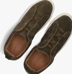 groene nokwol lage sneakers connor